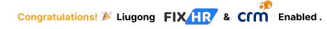 Congrats FixHR FixCRM Enabled